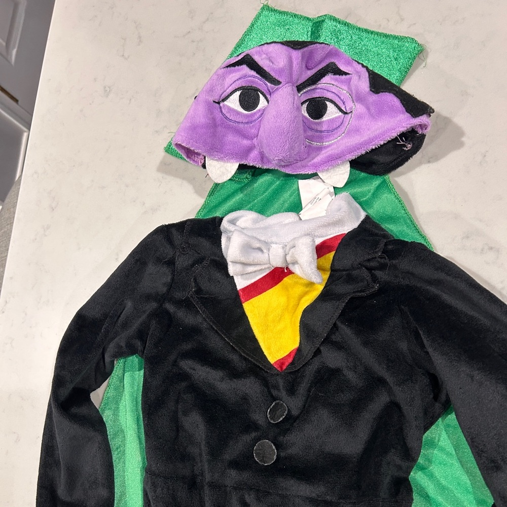The count costume worn once
